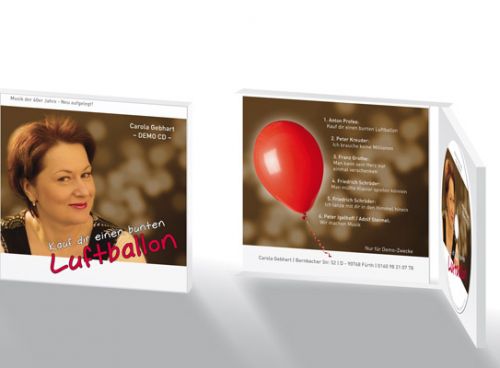 Gestaltung der Demo-CD "Kauf dir einen bunten Luftballon"