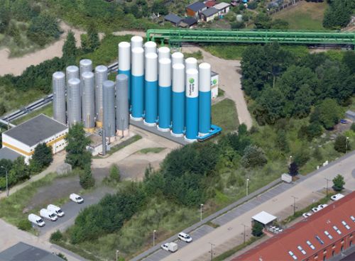 Luftbilder der Stadtwerke Leipzig mit geplantem Ausbau