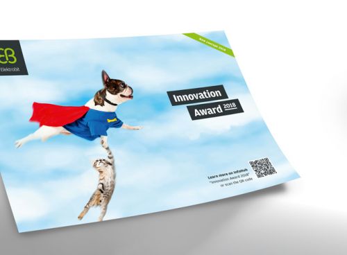 Poster und Anzeige zum Innovation Award 2018