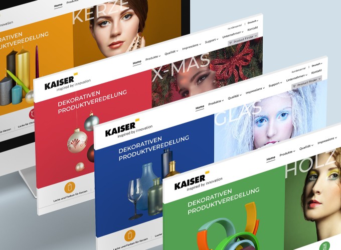 Neugestaltung der Website kaiser-lacke.de
