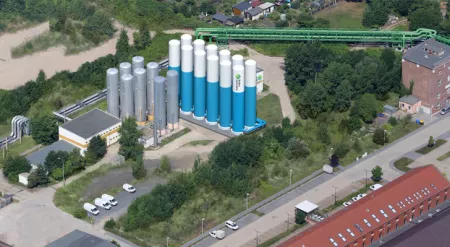 Luftbilder der Stadtwerke Leipzig mit geplantem Ausbau